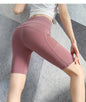 Movement Middle Pants Five Points Fitness Pants Peach Hip Lift Elasticity Tight Yoga Quick Dry High Waist Run Shorts