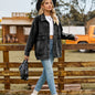 Retro Classic Loose Denim Casual Coat Top Women