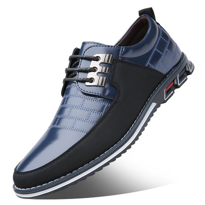 Oversized Men's Shoes Leather Shoes Youth Shoes Soft Bottom