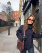Pocket Casual Single-breasted Coat Solid Color