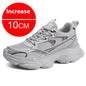Casual Breathable Clunky Sneakers Platform Height Increasing Shoes